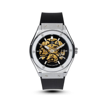Bucharest Skeleton Automatic - Silver Jackie Dalton Watches